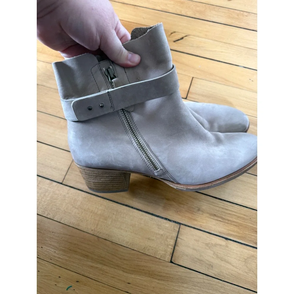 Paul Green Sheridan Nubuk suede ankle‎ boots in grey
